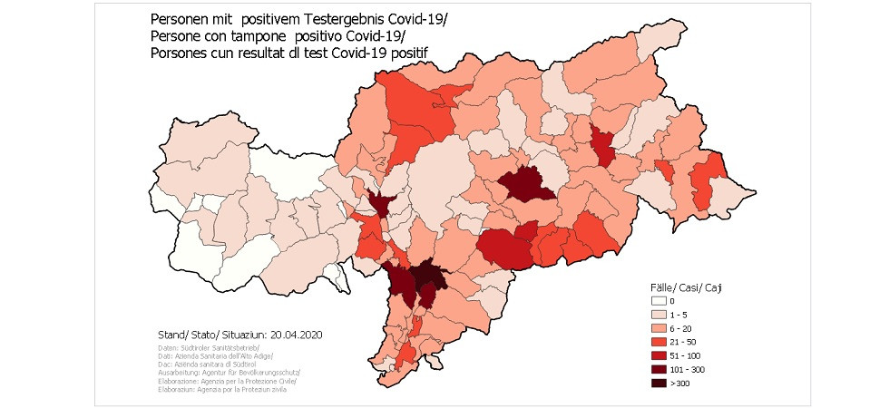 Coronavirus in Alto Adige, un nuovo decesso a Brunico e Castelrotto